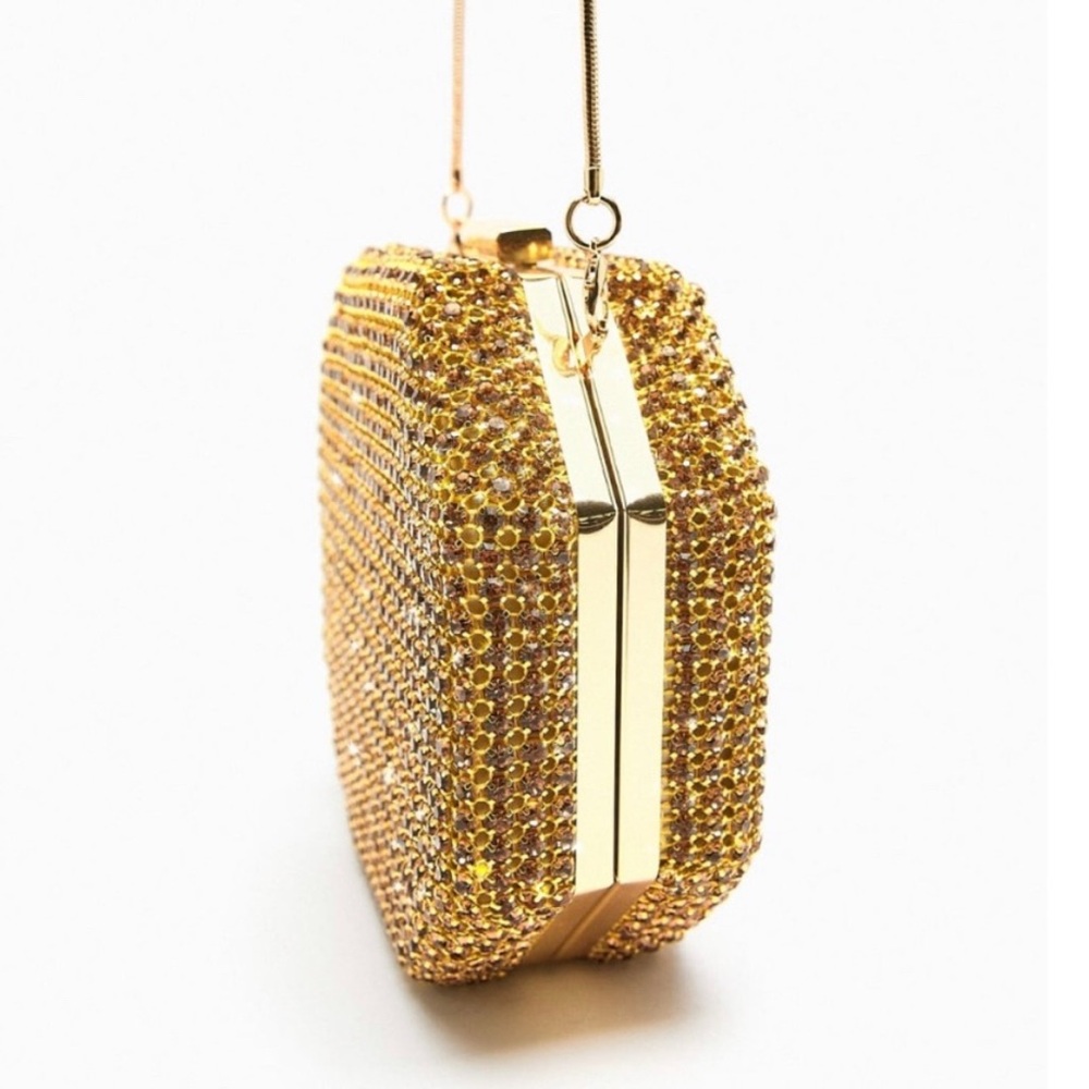 Zara - Rhinestone Box Bag - Picture 5 of 7